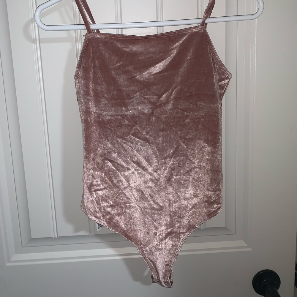 Velvet bodysuit